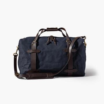 Borse Thursday Boots Rugged Twill Duffle Pelle Uomo Blu Marino | IT290OKI