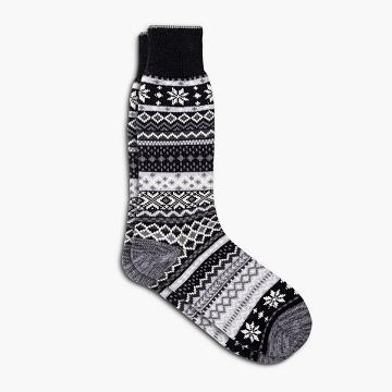 Calzini Thursday Boots Sodello Norwegian Cotone Uomo Nere | IT12QMA