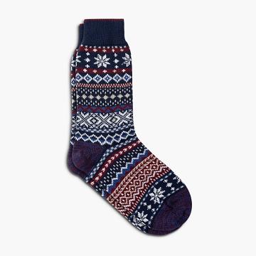 Calzini Thursday Boots Sodello Norwegian Cotone Multicolor Donna Blu | IT390DFM55