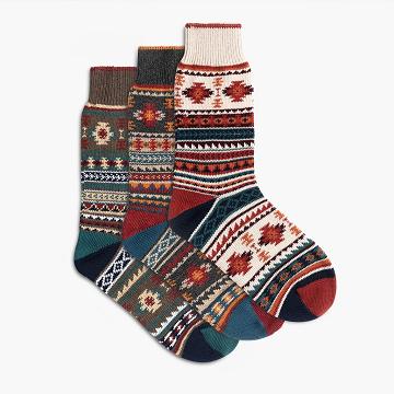 Calzini Thursday Boots Sodello Southern Sun Cotone 3-Pack Donna Arancioni Colorate | IT390DFM58