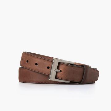Cinture Thursday Boots Classiche Pelle Arizona Resilient Uomo Marroni | IT296EBC