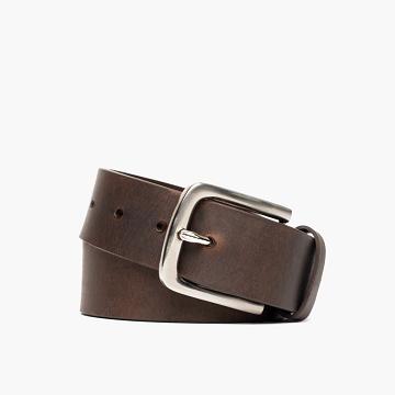 Cinture Thursday Boots Heritage Pelle Classiche Uomo Caffè | IT300NWY