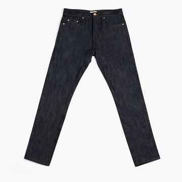 Jeans Thursday Boots Selvedge Tapered Cotone Uomo Blu Marino | IT277CTV