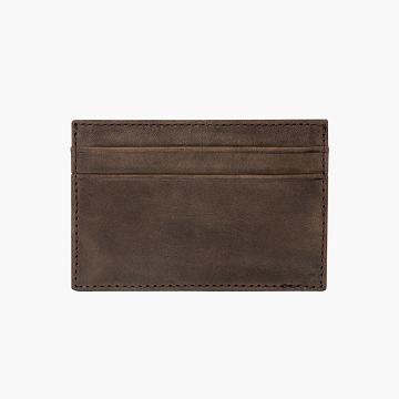 Portafogli Thursday Boots Card Holder Pelle Classiche Uomo Marroni | IT172VRW