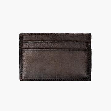 Portafogli Thursday Boots Card Holder Pelle Classiche Uomo Caffè | IT183ITL