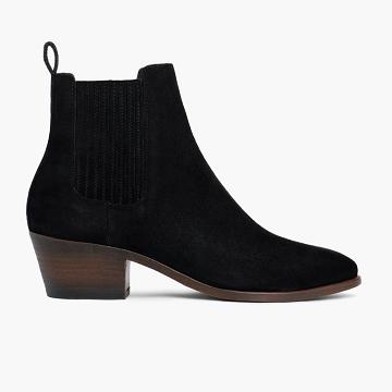 Stivaletti Thursday Boots Dreamer Scamosciate Donna Nere | IT382XYU