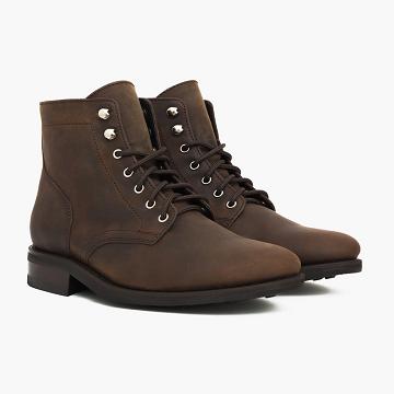 Stivali Chukka Thursday Boots President Pelle Uomo Marroni | IT52DFM