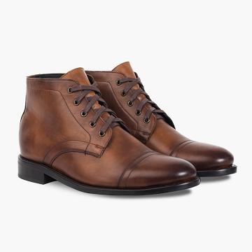 Stivali Thursday Boots Cadet Pelle Rugged & Resilient Uomo Caffè | IT135ILH