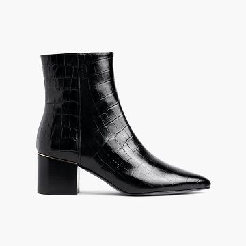 Stivali Thursday Boots Luna Pelle Donna Nere | IT390DFM20