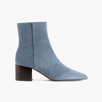 Stivali Thursday Boots Luna Scamosciate Donna Blu | IT390DFM23