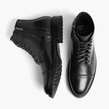Stivali Thursday Boots Major Pelle Uomo Nere | IT200XYU